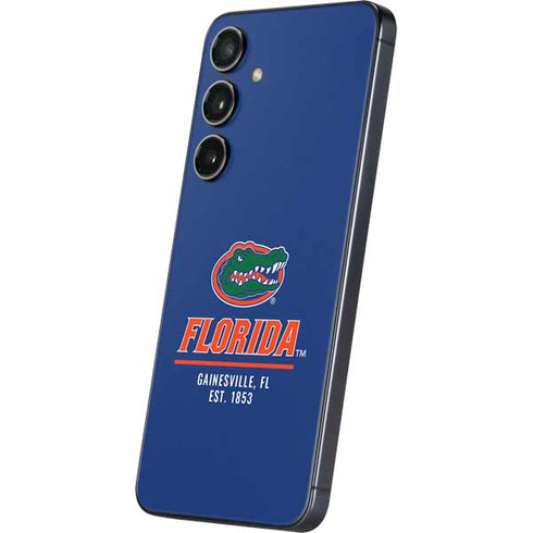 University of Florida Gainesville Est 1853 Blue Galaxy S25 Skin